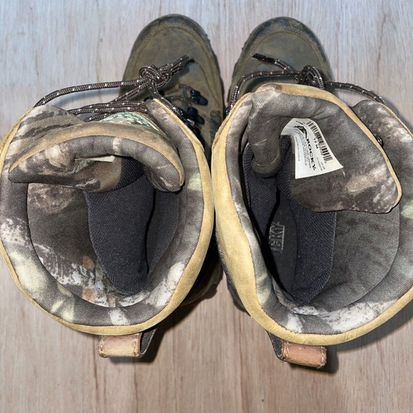 Vintage 05 Rocky Xtreme Stalker Light Camo Hunting Winter Hiking Boots Mens 12 - Picture 7 of 11